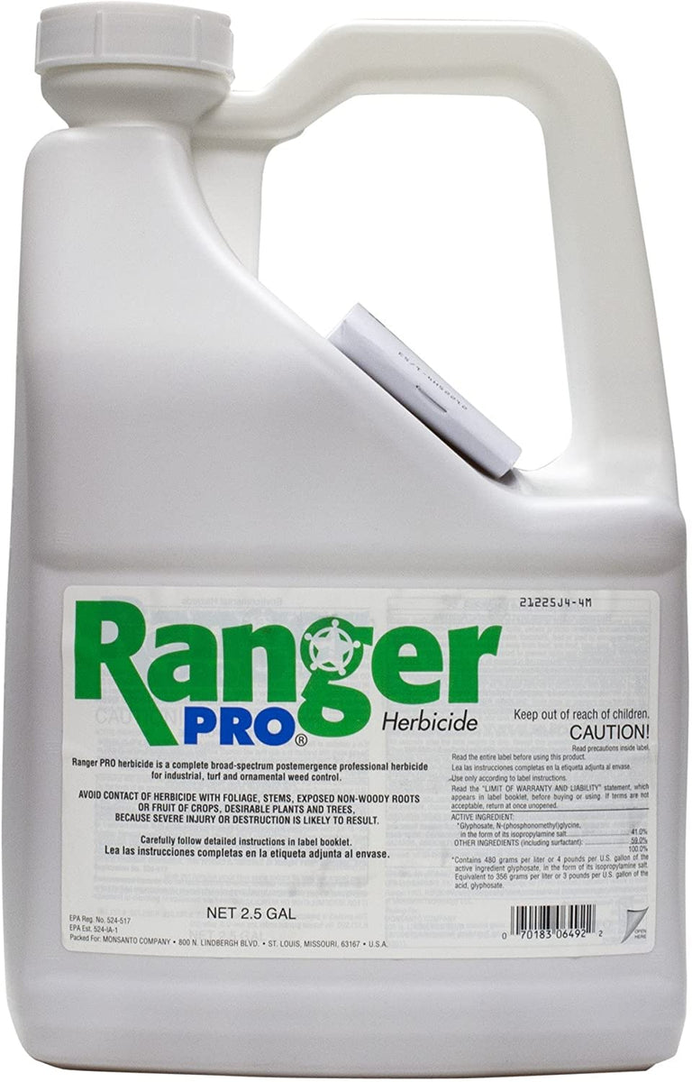 roundup pro herbicide mixing instructions Monsanto Ranger Pro Herbicide 2.5 Gallon Jug – Peach Country Tractor