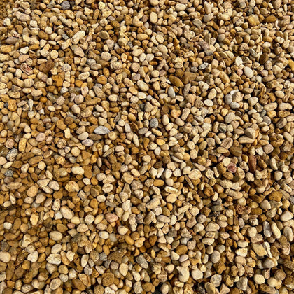 Bulk landscape stone pile at Peach Country Tractor