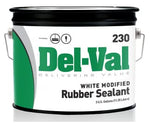 Del-Val 230 Rubber Sealant (1 Gal.) - A Multi-Purpose Product Designed as a Metal Roof Sealant, Camper Roof Sealant, Waterproof Wood Sealer and Much More.