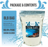 Dive Rite In Hot Tub Salt and Spa Salt for All Salt Water Sanitizing Systems and Chlorine Generators Including Hotspring, Jacuzzi, Caldera, and Chloromatic - 8 Pounds