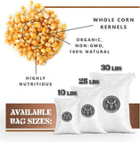 Whole Corn Kernels -Superior Feed Corn for Wildlife - Including Deer, Turkeys, Squirrels, Birds and More! Attract a Multitude of Species with One Highly Nutritional Option