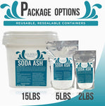 Dive Rite In Premium Soda Ash Designed as a PH Increaser for Pool and Washing Soda for Tie Dying and Everyday Usage - 15 Pound Value Bucket to Handle Multiple Uses.