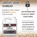 Rhino Stabilizing Mulch Glue - Mulch Glue Binder, Rock Glue for Landscape Maintenance and Landscape Adhesive