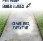 Peach Country Heat Hardened, Edger Blade 2" W X 8" L X .120"