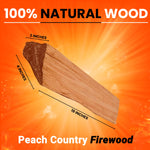 Seasoned Firewood by Home and Country USA. Hardwood, Kiln Dried firewood for Outdoor fire pits, Wood Burning stoves, and Campfires.