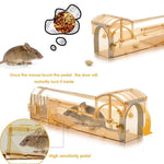 Peach Country Humane Smart Mouse Trap Live Catch and Release Plastic Automatic Rodent Mouse Live Trap