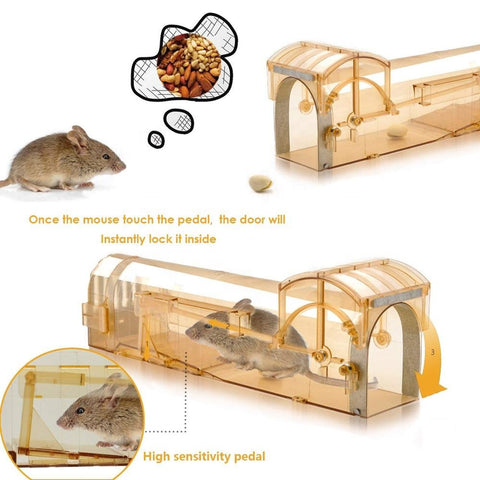 NEW Humane Mouse Traps Mouse Traps Indoor for Home- Live Catch