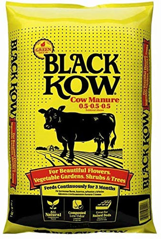 Black Kow Compost 60221 Compost Cow Manure 0.5-0.5-0.5 (30-Pound)
