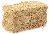 Peach Country All Natural Full Size Bale of Straw : 35" x 19" 12"
